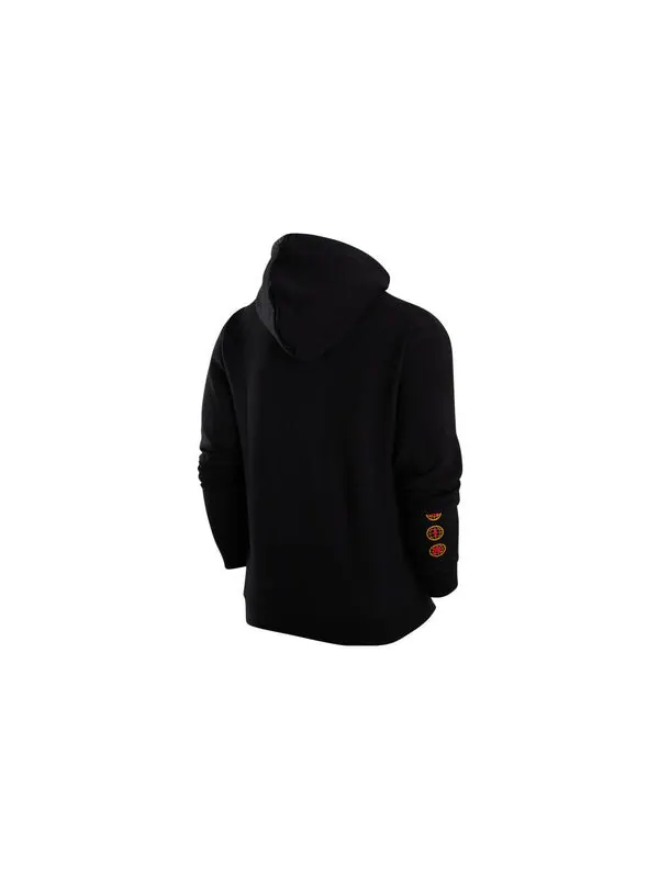 Толстовка Air Jordan Essentials Logo Hoodies 'Black' — изображение 2 из 4, черный