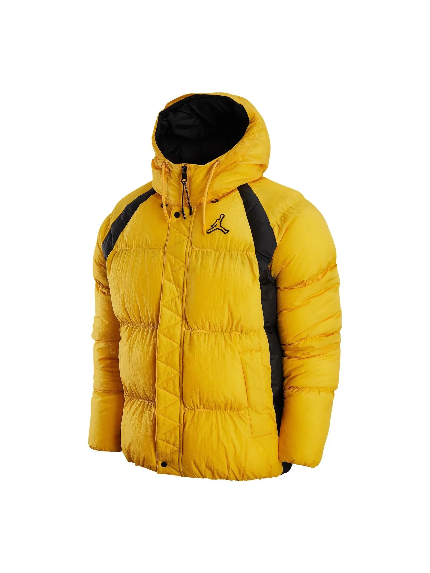 Куртка Air Jordan Wide Stripe Zipper Hooded Winter Jacket Men's Yellow — изображение 1 из 6, желтый