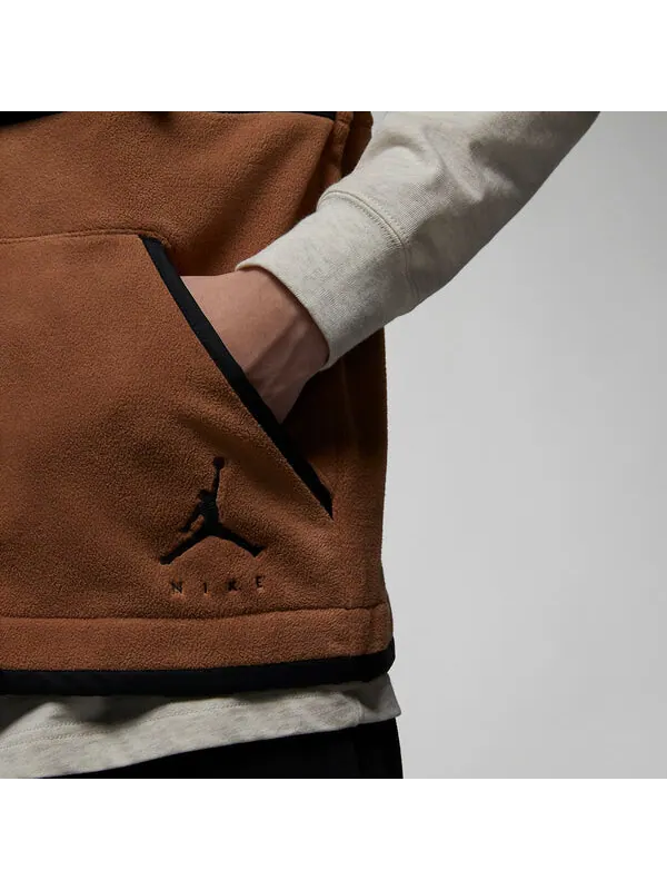 Жилеты jumpman флисовый жилет Air Jordan — изображение 3 из 4, черный/коричневый/мульти