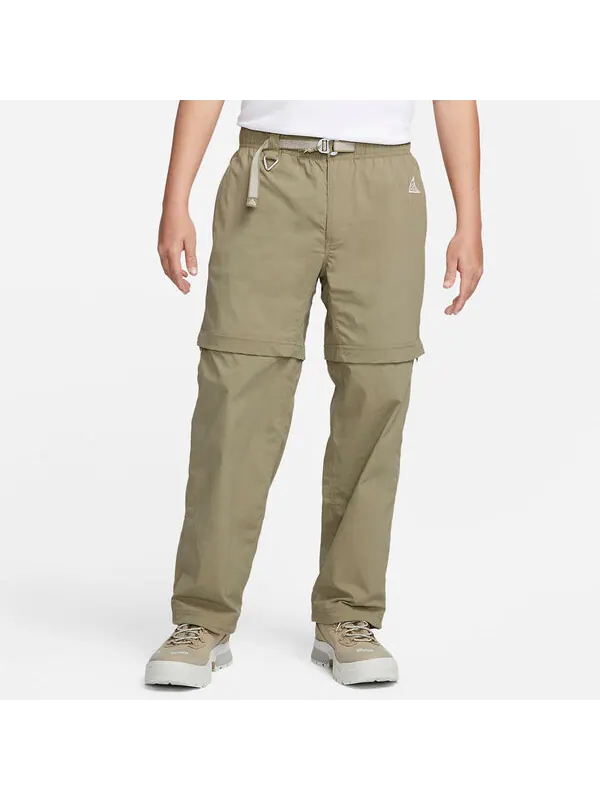 Штаны acg trail zip-off брюки Nike — изображение 2 из 4, оливковый/белый