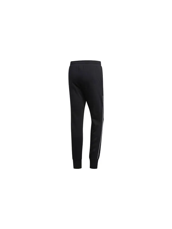Спортивные штаны adidas Logo Knit Drawstring Sports Pants Black — изображение 2 из 4, черный