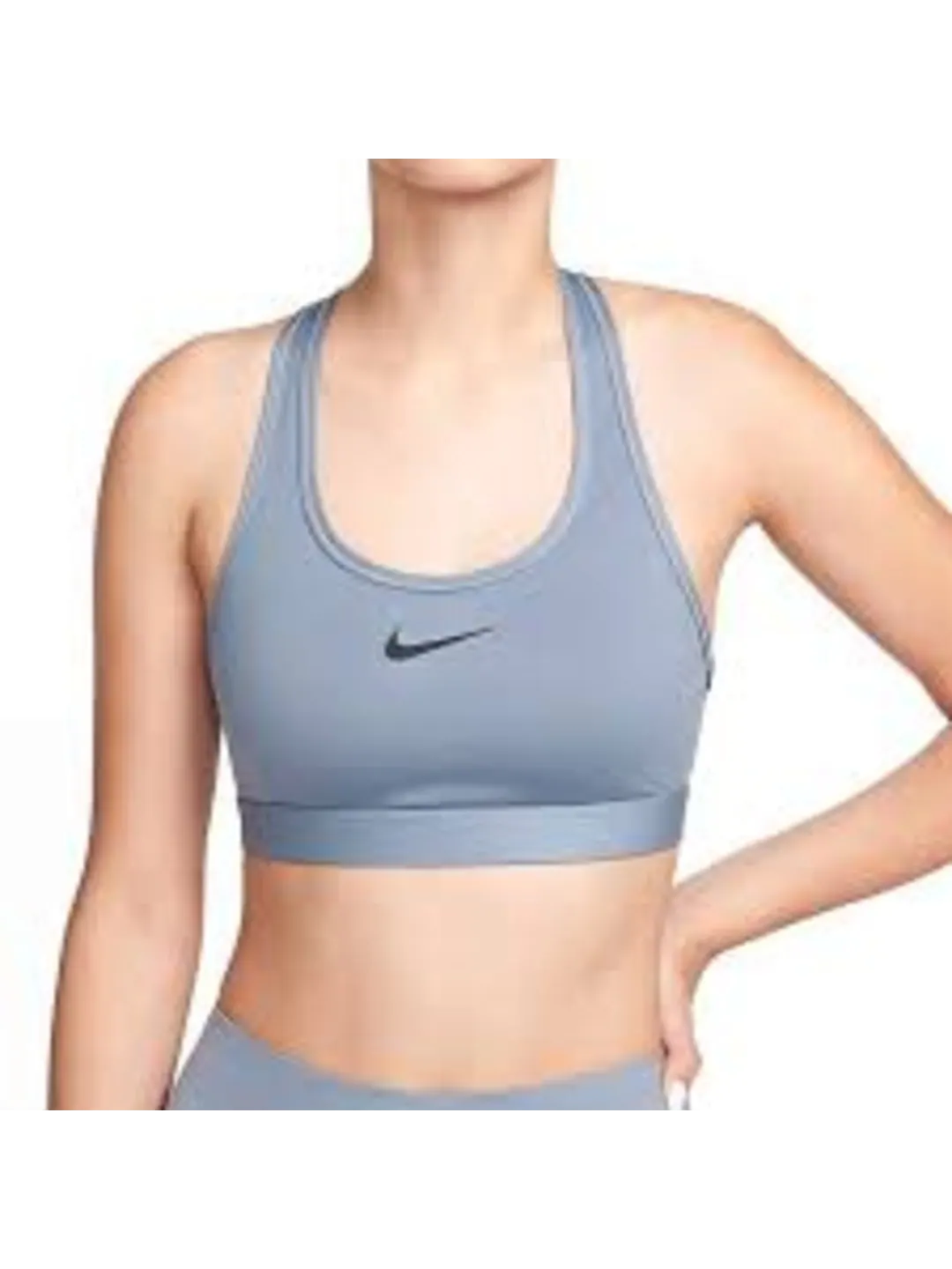 Бюстгальтер (WMNS) Nike Swoosh Medium Support Padded Sports Bra 'Purple' — изображение 2 из 3, фиолетовый