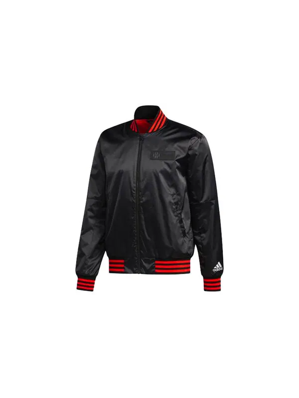 Куртка adidas Hrdn Jkt Bb Sho Casual Sports Basketball Jacket Black — изображение 2 из 4, черный