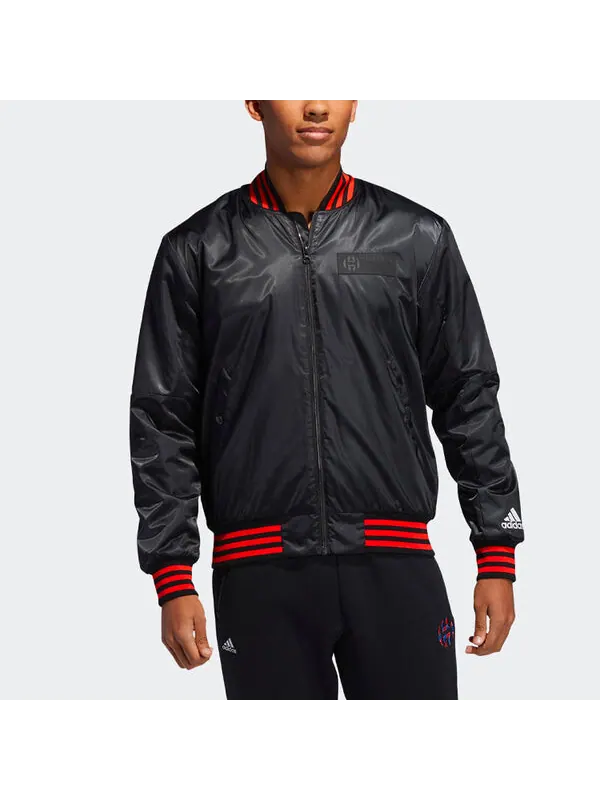 Куртка adidas Hrdn Jkt Bb Sho Casual Sports Basketball Jacket Black — изображение 3 из 4, черный