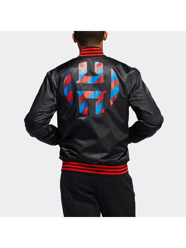 Куртка adidas Hrdn Jkt Bb Sho Casual Sports Basketball Jacket Black — изображение 4 из 4, черный