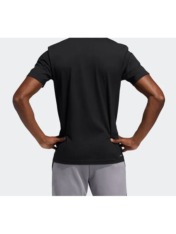 Футболка batw hrdn logo sports basketball short sleeve tee men black Adidas — изображение 4 из 4, черный