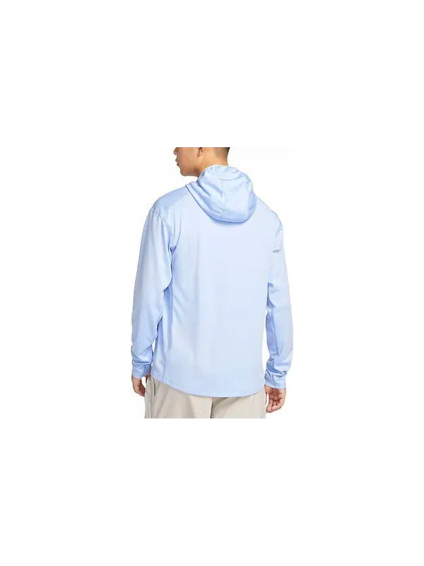 Толстовка Nike Dri-FIT Element UV Running Hoodie 'Blue' — изображение 2 из 2, синий