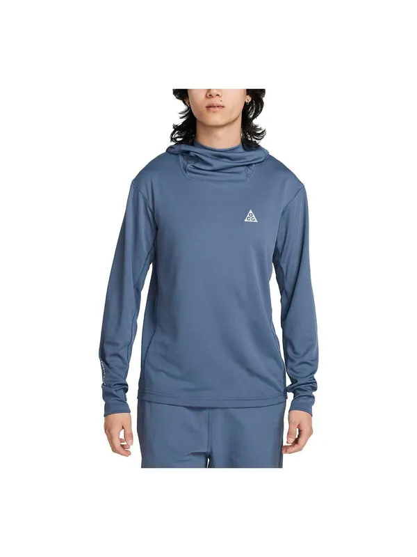 Толстовка Nike ACG Dri-FIT ADV "Lava Tree" Quick-Drying Hoodie 'Blue' — изображение 1 из 4, синий