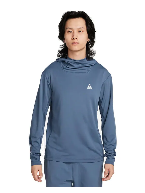 Толстовка Nike ACG Dri-FIT ADV "Lava Tree" Quick-Drying Hoodie 'Blue' — изображение 2 из 4, синий
