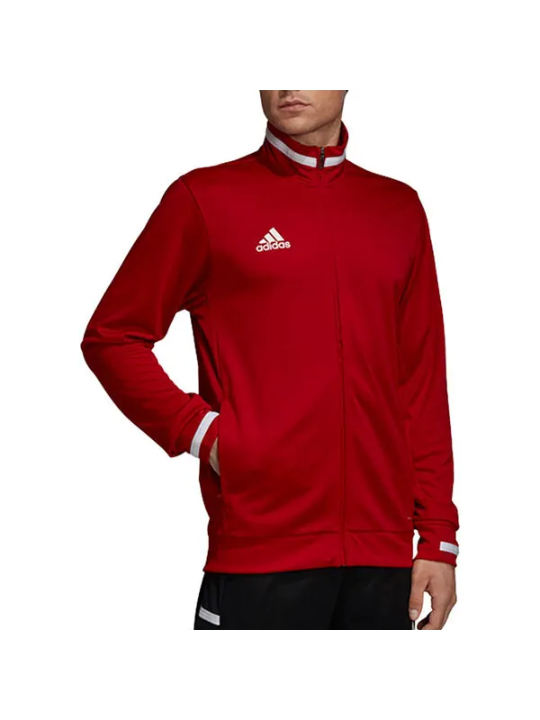 Куртка Adidas Team 19 Track Jacket 'Power Red White' — изображение 2 из 4, красный/белый