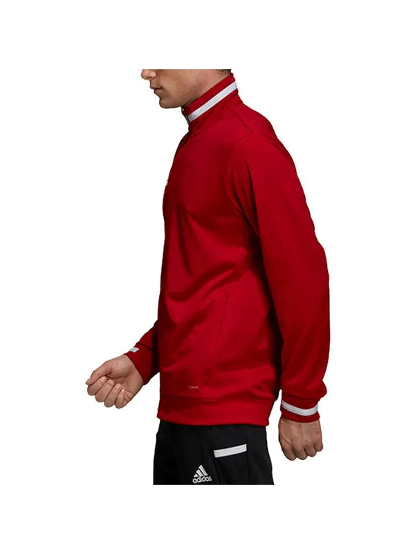 Куртка Adidas Team 19 Track Jacket 'Power Red White' — изображение 4 из 4, красный/белый