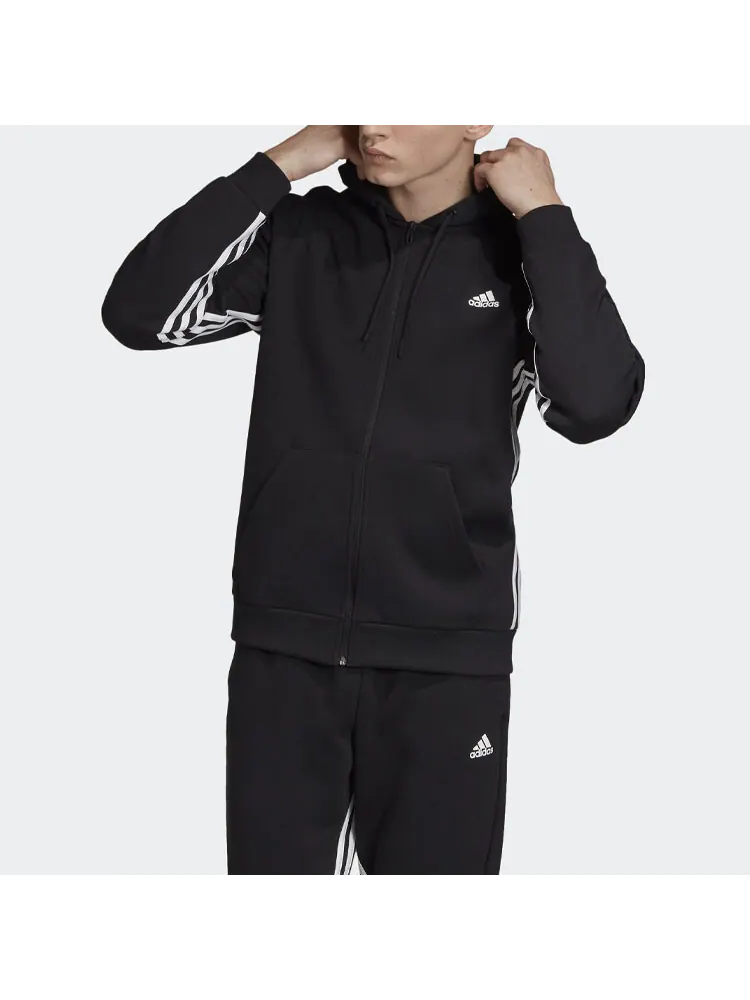 Худи Adidas Must Haves 3-Stripes — изображение 2 из 6, черный