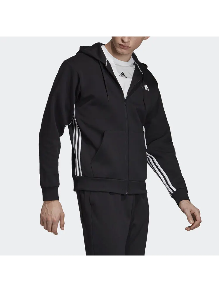 Худи Adidas Must Haves 3-Stripes — изображение 5 из 6, черный