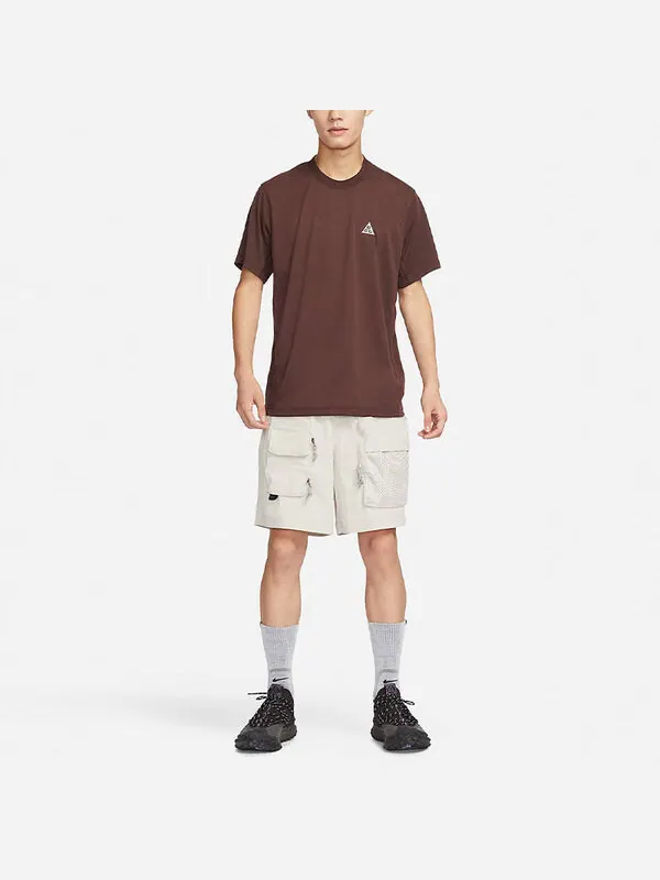 Футболка dri fit adv acg goat rocks короткий рукав топ Nike — изображение 3 из 3, коричневый