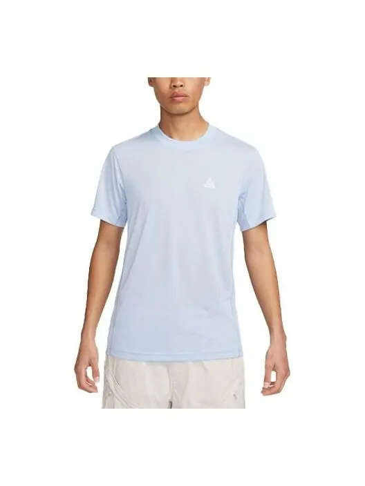 Футболка Nike Dri-Fit Adv Acg Goat Rocks T-Shirt 'Blue' — изображение 1 из 2, синий