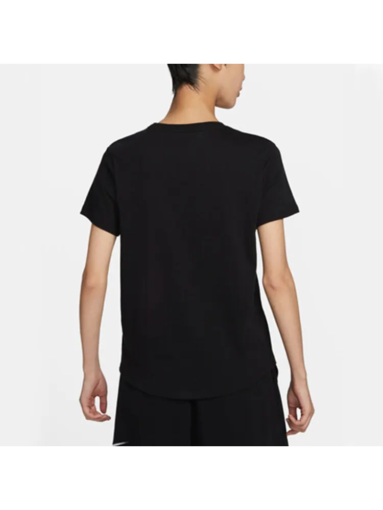 Футболка Nike Sportswear Essentials Logo DX7907-010 — изображение 4 из 9, черный