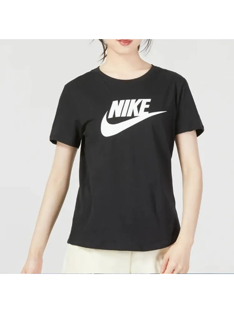 Футболка Nike Sportswear Essentials Logo DX7907-010 — изображение 7 из 9, черный
