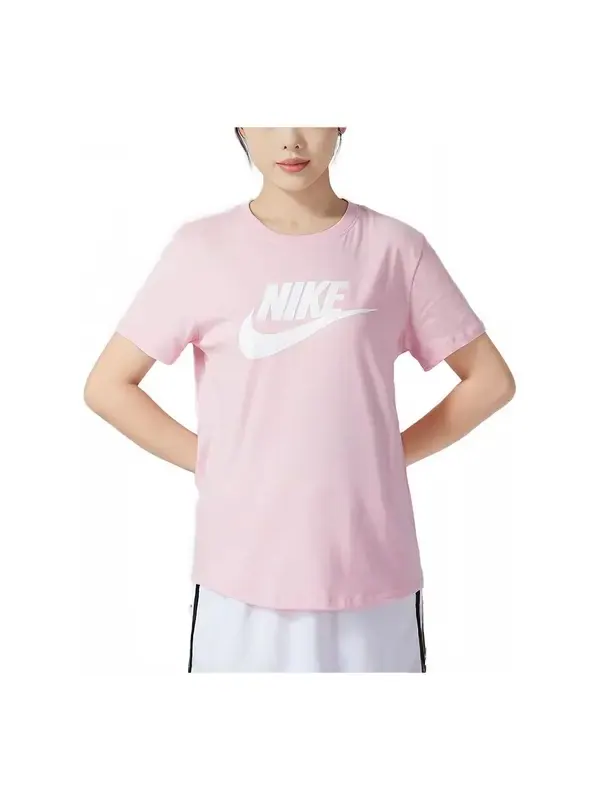 Футболка Nike Sportswear Essentials Logo DX7907-691 — изображение 1 из 3, розовый