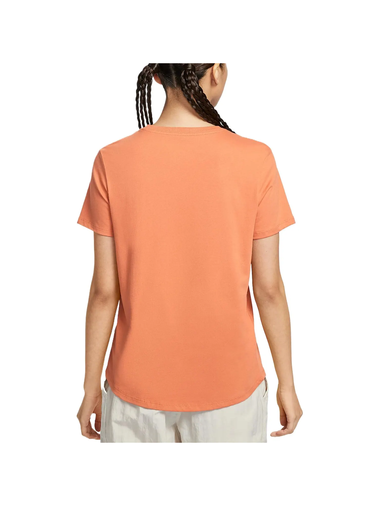 Футболка Nike Sportswear Essentials Logo DX7907-828 — изображение 2 из 6, оранжевый