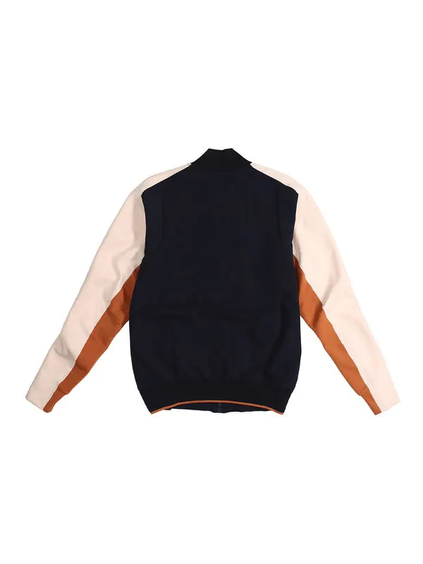 Куртка adidas Athleisure Casual Sports Woven baseball uniform Jacket Navy Blue — изображение 2 из 4, темно-синий