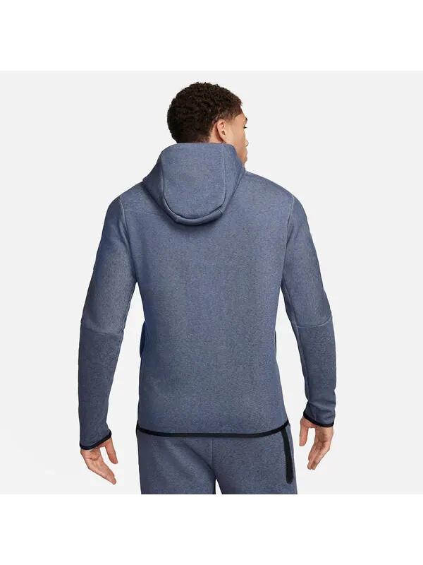 Куртка флисовая куртка windrunner fc barcelona tech Nike — изображение 2 из 4, серый/синий