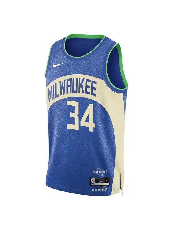 Майка Nike Dri-FIT NBA Swingman Jersey 2023/24 City Edition 'Milwaukee Bucks Giannis Antetokounmpo' — изображение 1 из 2