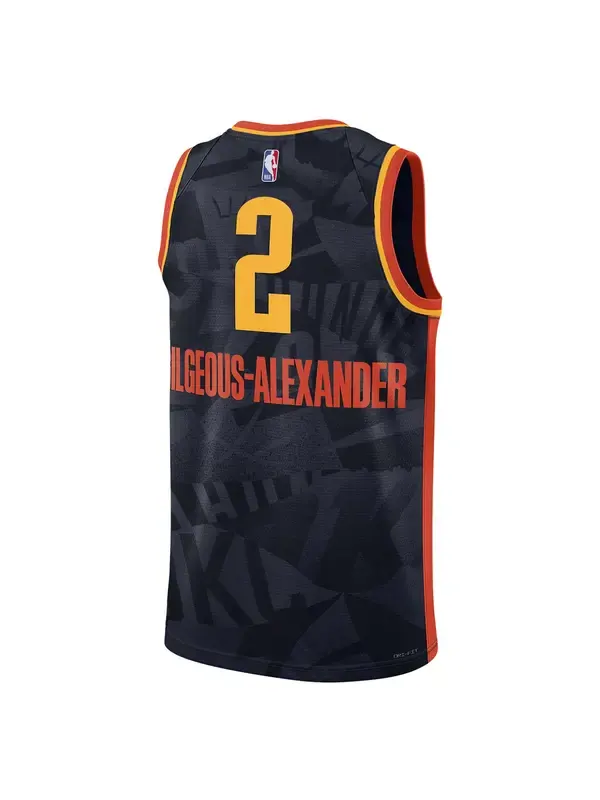 Майка Nike Dri-FIT NBA Swingman Jersey 2023/24 City Edition 'Oklahoma City Thunder Shai — изображение 2 из 2, темно-синий