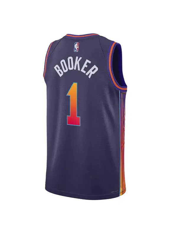 Майка Nike Dri-FIT NBA Swingman Jersey 2023/24 City Edition 'Phoenix Suns Devin Booker' — изображение 2 из 2, фиолетовый