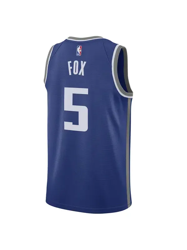 Майка Nike Dri-FIT NBA Swingman Jersey 2023/24 City Edition 'Sacramento Kings De'Aaron Fox' — изображение 2 из 2, синий/белый