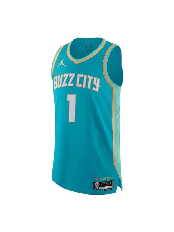 Футболка x nba charlotte hornets city edition 23 24 swingman джерси Air Jordan — изображение 1 из 2, зеленый