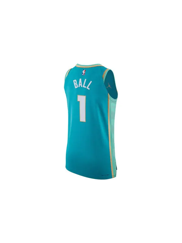 Футболка x nba charlotte hornets city edition 23 24 swingman джерси Air Jordan — изображение 2 из 2, зеленый