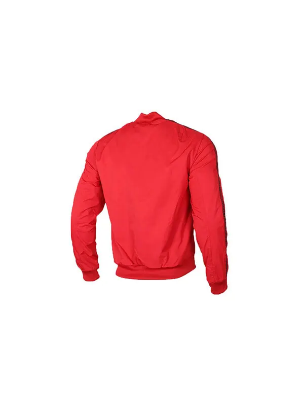 Куртка soccer/football manchester united long sleeves zipper jacket sports red Adidas — изображение 2 из 4, красный
