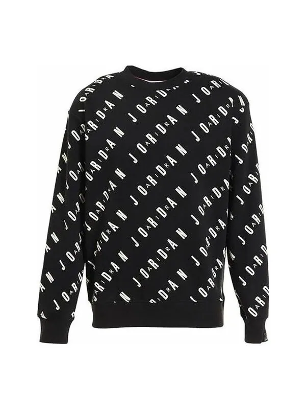 Толстовка Air Jordan SS23 Basketball Fleece Sweatshirt 'Black' — изображение 1 из 2, черный/мульти