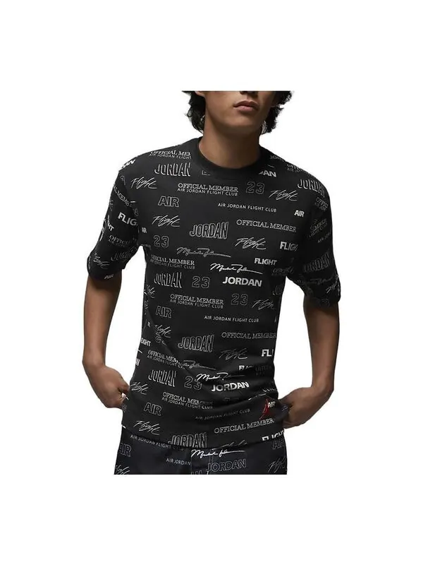 Футболка Air Jordan Full Flight MVP Short Sleeve T-Shirts 'Black' — изображение 1 из 3, черный
