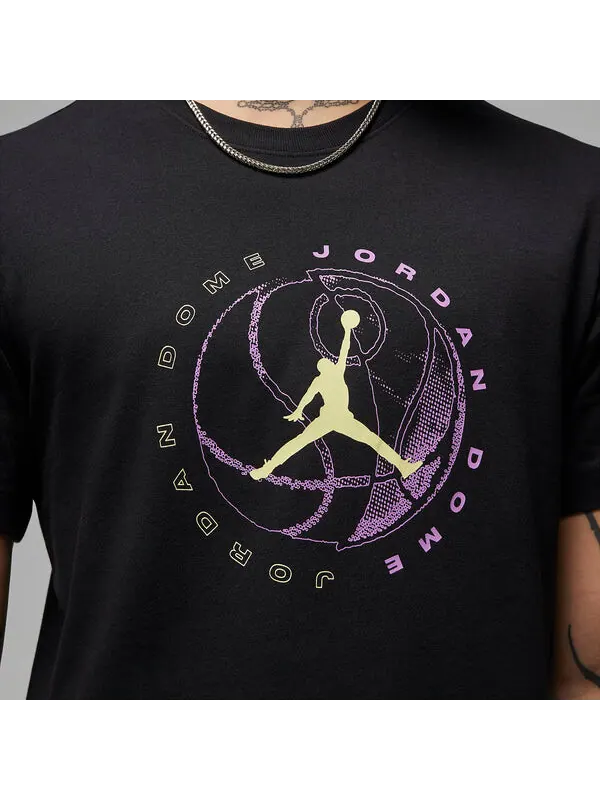 Футболка Air Jordan Dri-Fit Sport Graphic T-Shirts 'Black' — изображение 2 из 4, черный