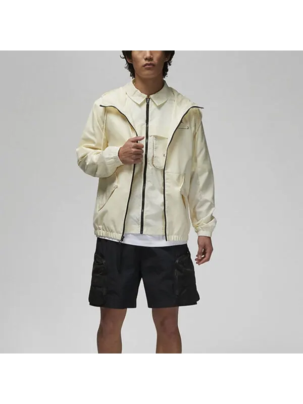 Куртка Air Jordan 23 Engineered Windbreakers 'Beige' — изображение 3 из 4, бежевый/мульти-/красный