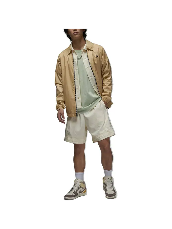 Куртка Air Jordan Woven Jacket 'Khaki' — изображение 2 из 3, хаки