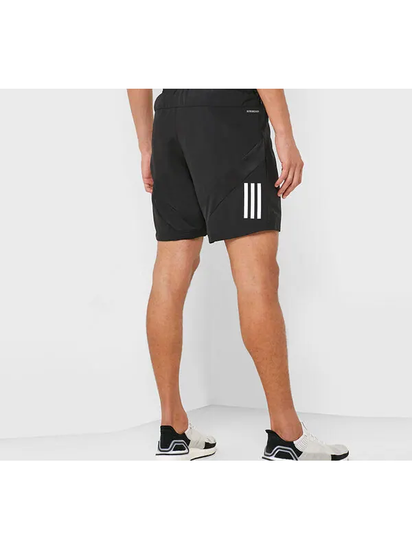 Шорты shorts running training sports pants men black Adidas — изображение 4 из 4, черный