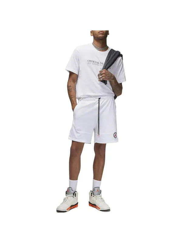 Шорты полет mvp логотип шорты Air Jordan — изображение 2 из 2, белый
