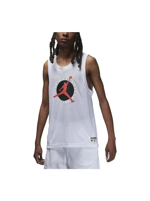 Футболка полет mvp сетчатая майка Air Jordan — изображение 1 из 4, белый