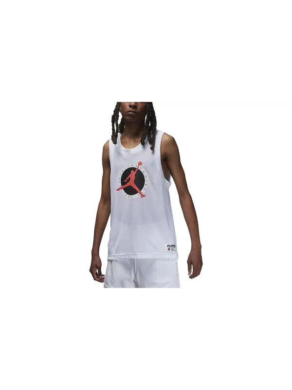 Футболка полет mvp сетчатая майка Air Jordan — изображение 2 из 4, белый