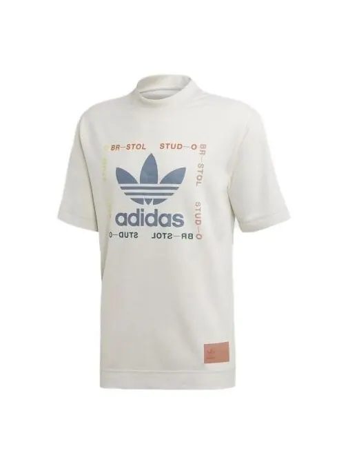 Футболка оригиналы бристоль рубашка с коротким рукавом белая Adidas — изображение 1 из 4, белый