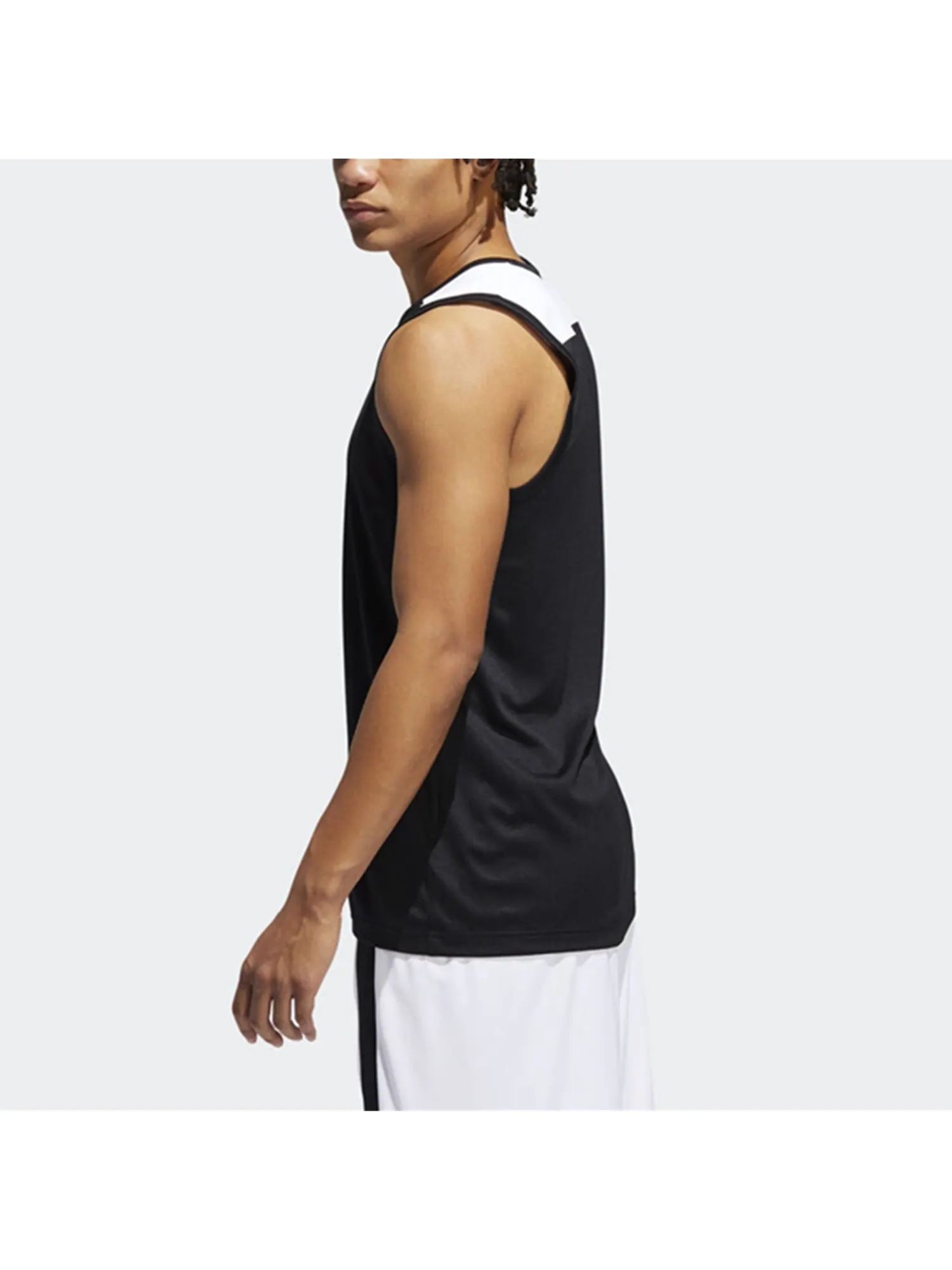 Жилет adidas C365 Jrsy Basketball Training Sports Quick Dry Breathable Vest Black — изображение 5 из 5, черный
