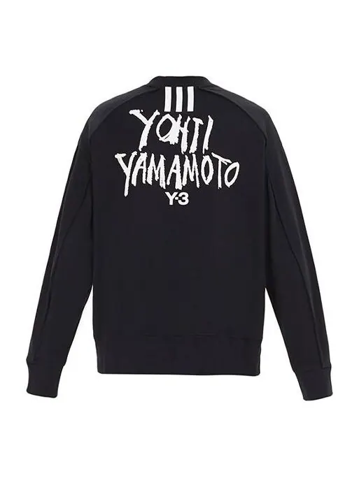 Толстовка Y-3 YOHJI YAMAMOTO Back Logo Print Sweatshirt Black — изображение 1 из 4, черный