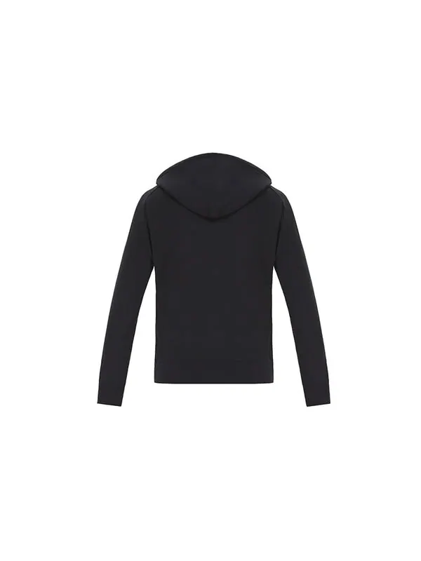 Толстовка Men's Y-3 Cuff Signature Logo Casual Black — изображение 2 из 4, черный