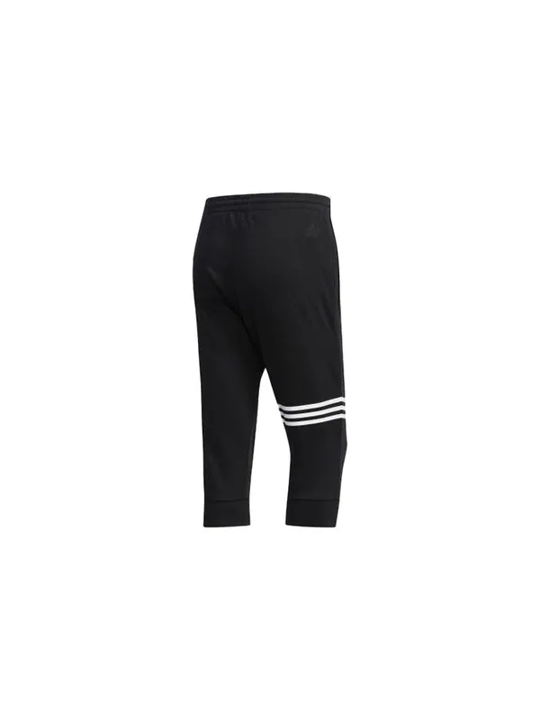 Брюки Men's adidas Ai Pnt 3 Dk Sports Running Stripe 3/ Knit Long Pants/Trousers Black — изображение 2 из 4, черный