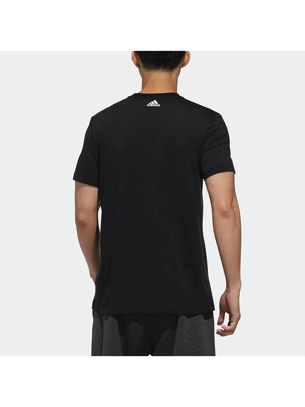 Футболка kc graphic casual printing city round neck short sleeve black Adidas — изображение 4 из 4, черный