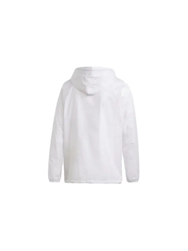 Куртка adidas W.D.N Jacket Fleece-Lined Running Hoody Windbreaker Hoodie 'White' — изображение 2 из 4, белый
