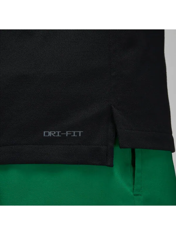 Футболка Air Jordan Golf Polo Lapel T-Shirt 'Black' — изображение 2 из 3, черный