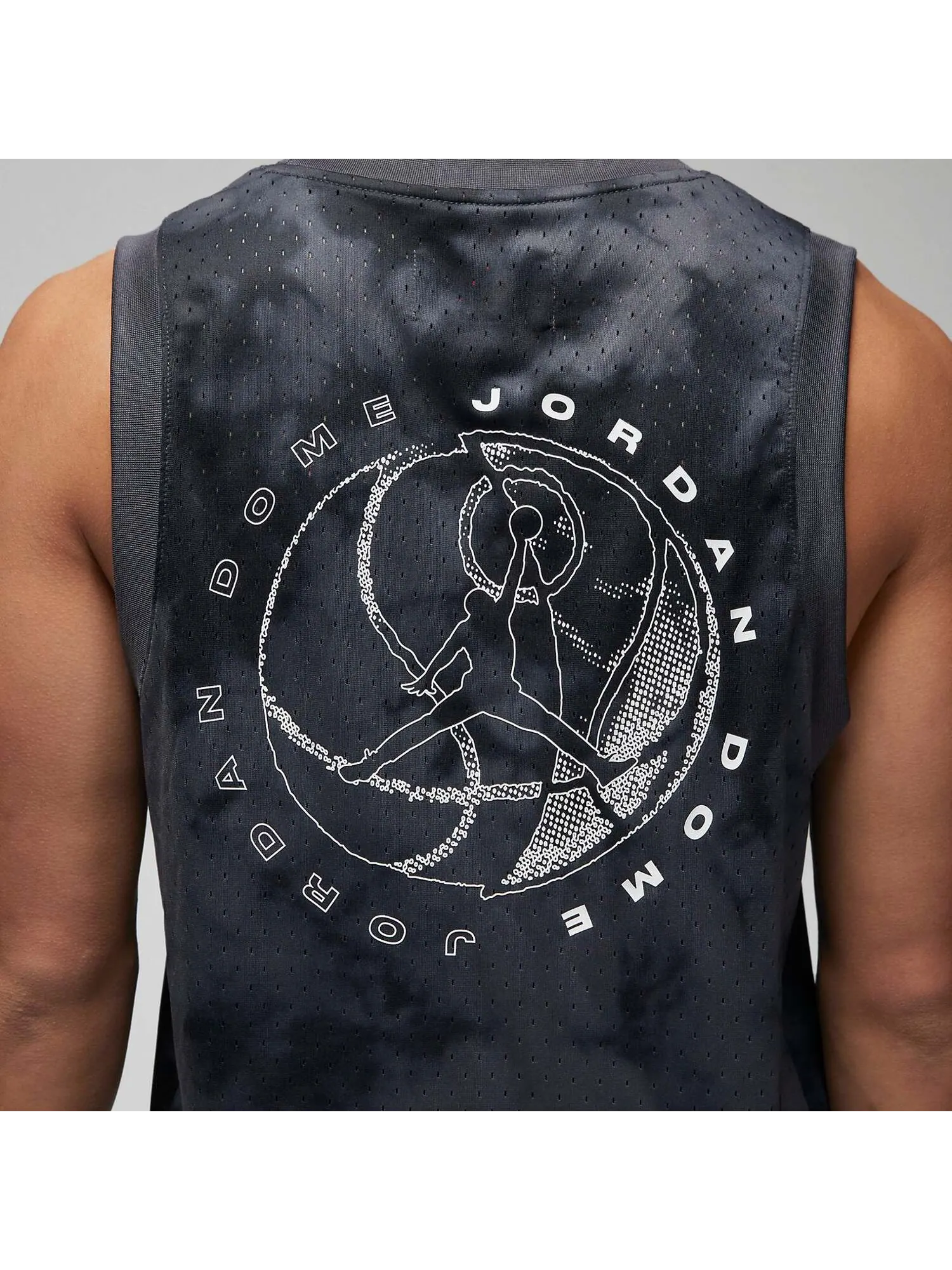 Джерси Air Jordan Dry-Fit Sports Breakfast Club Mesh Jersey 'Black Grey' — изображение 3 из 4, черный